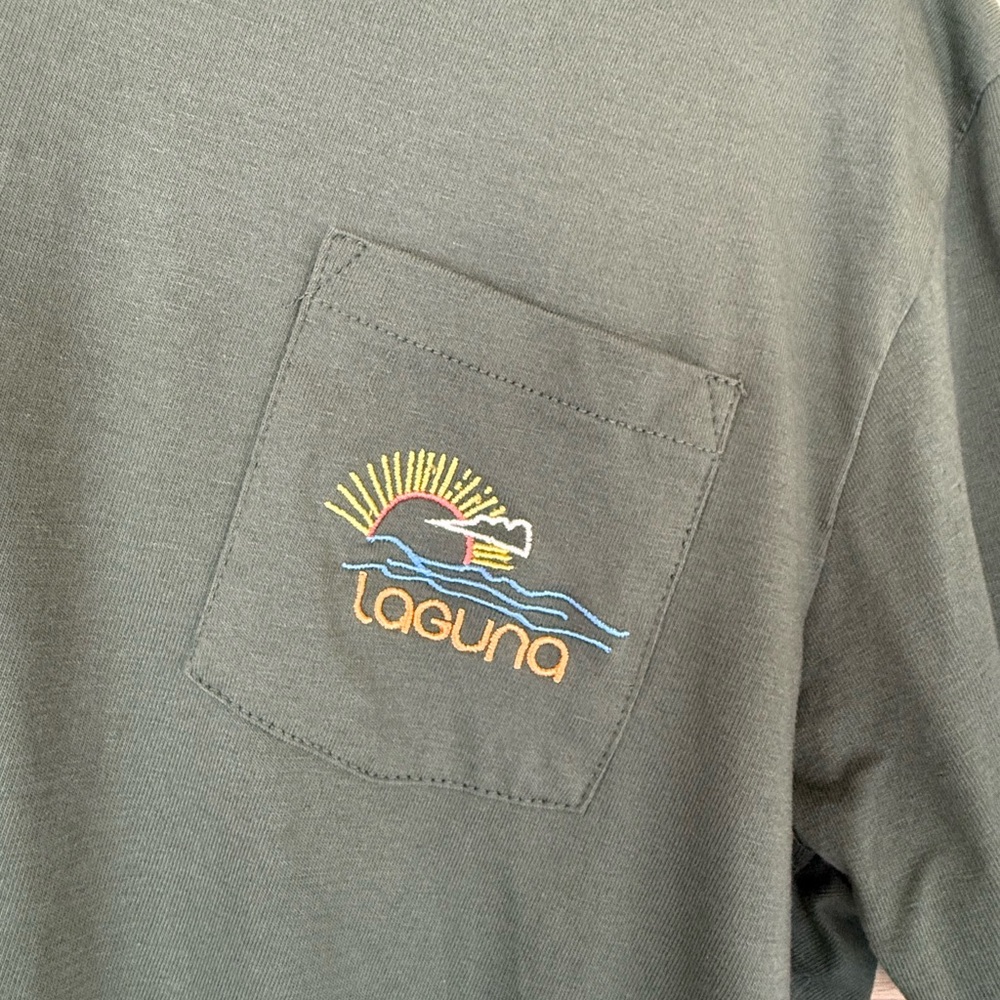 Laguna Green Men's T-Shirt - Picture 2 of 4